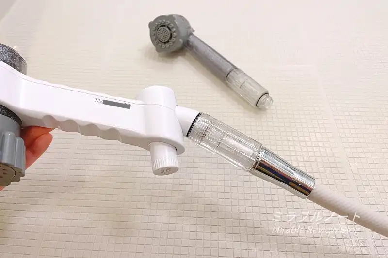 ミラブルzeroに交換したところ